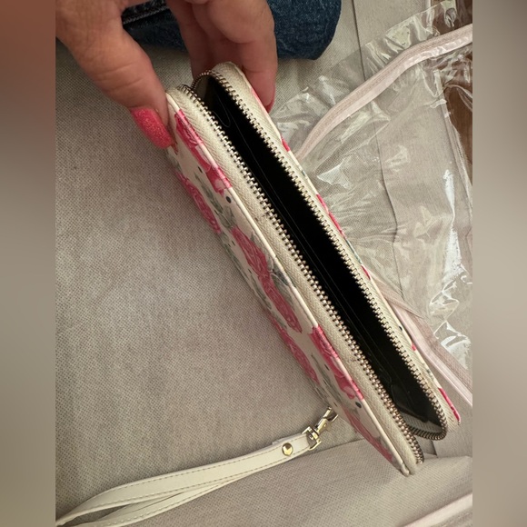 Mix 6 Sevenberry English Garden - Natural Rose Pink Wallet - Picture 2 of 8